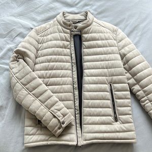 Zara mens suede coat